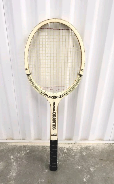 Raquette De Tennis Vintage Slazenger Challenge – Bois, Années 60, Avec Housse