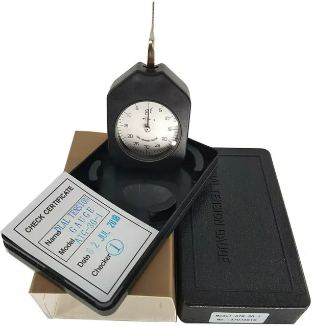 Dial Tension Gauge Meter Tester Tensionmeter Gram Force Meter Single Pointer 30g