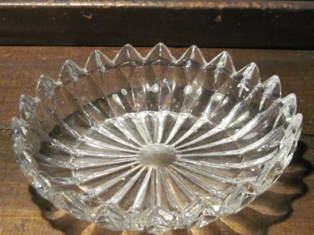 EAPG Pressed Prism Flint bowl