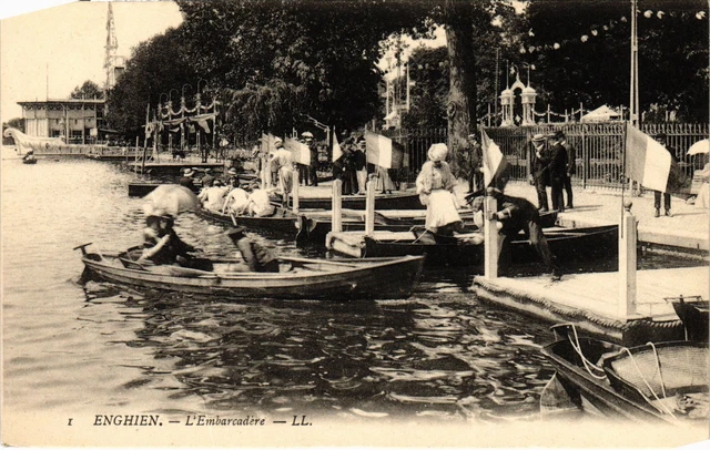 CPA Enghien les Bains L'Embarcadere FRANCE (1308300)