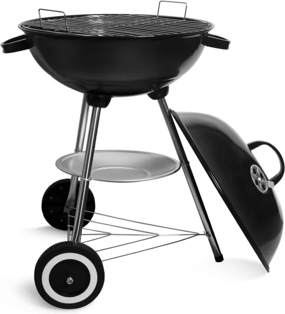 Barbecue a Carbone BBQ Griglia a Carbonella Grill con RUOTE Grigliata BBQ Carbon