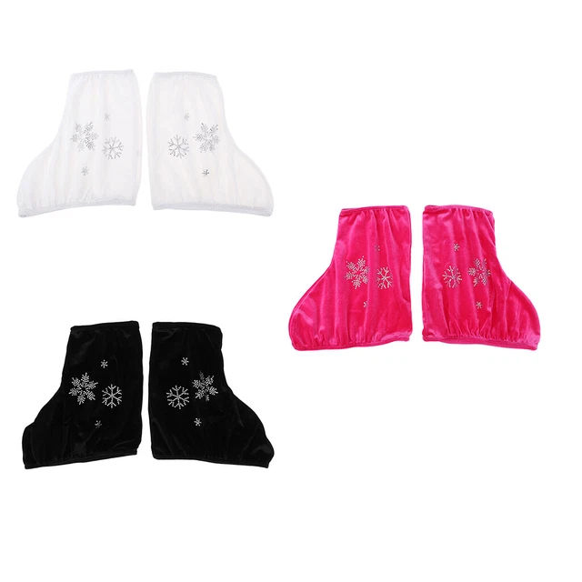 Ice Skating Boot Cover Hockey Skates Protector Crystal Overshoes Holder