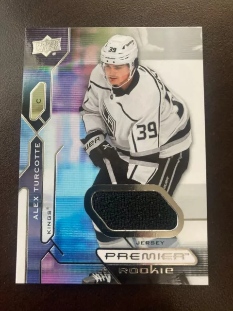 2021-22 Upper Deck Premier Alex Turcotte Game Used Jersey #112 Kings ROOKIE