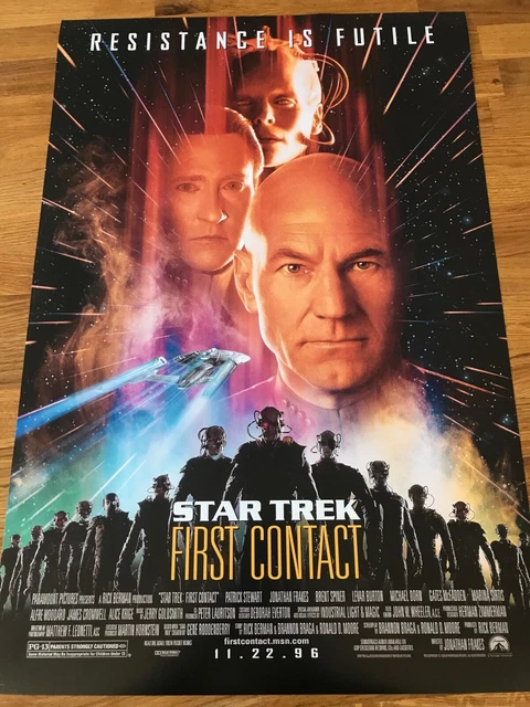 MOVIE POSTER Star Trek First Contact 430mm x 64omm (A Bit Bigger Than ...