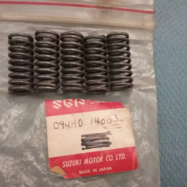 Qty 5 New Suzuki 09440-14003 Clutch Spring B100P B105P Kt120 Qty 5 New Suzuki 09440-14003 Clutch Spring B100P B105P Kt120