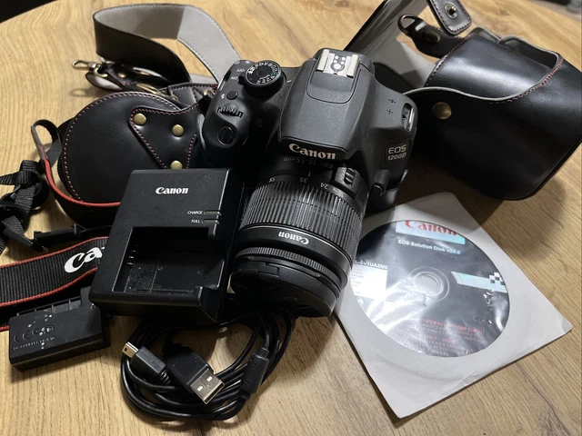 Canon EOS 1200D 18.0MP Digital SLR Camera W/18-55mm Leans And Accessories
