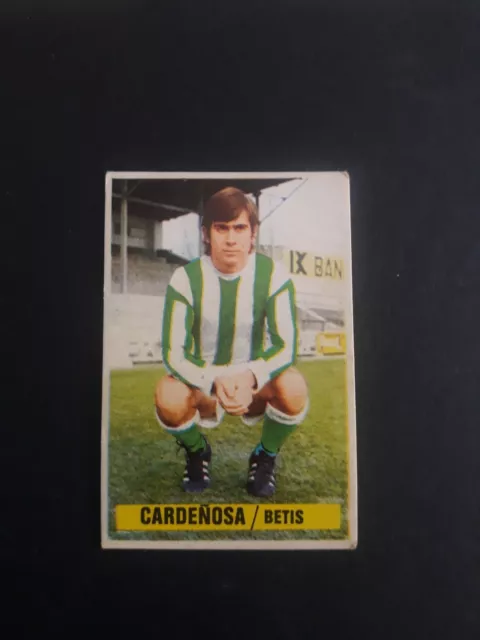 Cromo fichaje 5 Album 74 75 cardeñosa betis Sin Pegar Ediciónes Este Cromos