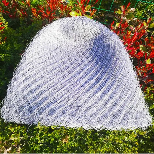 Nylon Rechange Angel-Kescher Rhombus Tissu de Maille Poissons Filet de D40/45/50