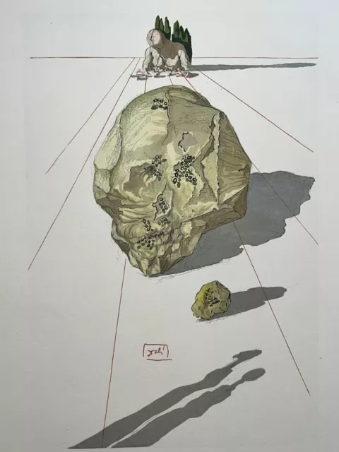 Supplice Hypocrites GRAVURE Divine Comedie SALVADOR DALI XX°