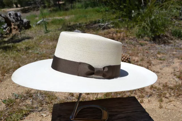 Atwood Hat Co. - 7X Buckaroo Vaquero Cowboy Hat 4.5" Brim Chocolate Brown Band