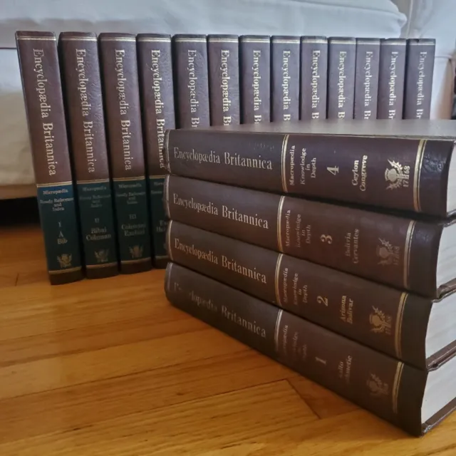 Encyclopedia Britannica 15th Edition Complete 30 Volume Set 1974