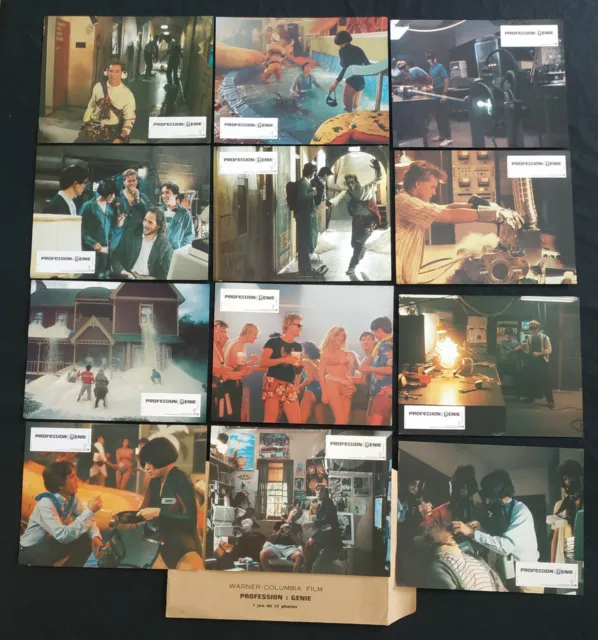 jeu de 12 photos cinema PROFESSION : GENIE - Val Kilmer 1985