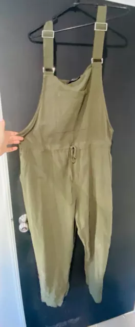 Khaki Overalls size 14