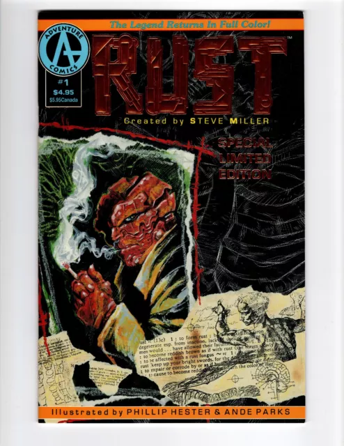 Rust 1 Adventure Comics 1992 Special Limited Edition Foil - Early Spawn - #1617