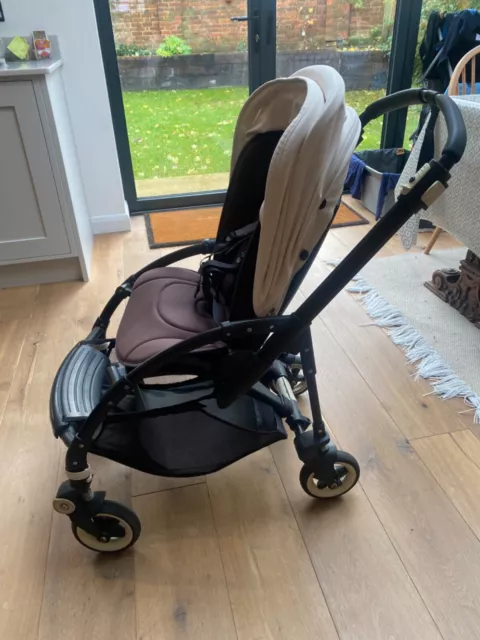 Bugaboo Bee 3 Travel System - black with cream hood, good ‘used’ condition