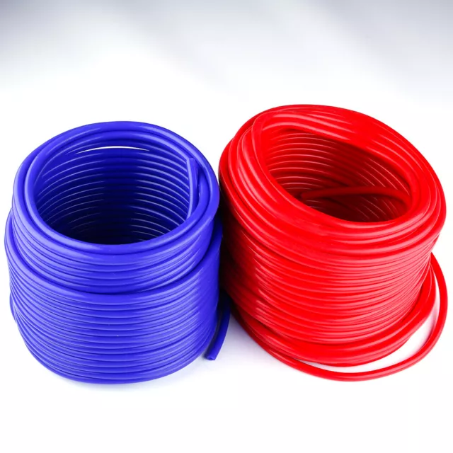 Silicone Vacuum Hose 3mm 4mm 5mm 6mm Water Turbo Pipe Line 10, 20 Feet Long