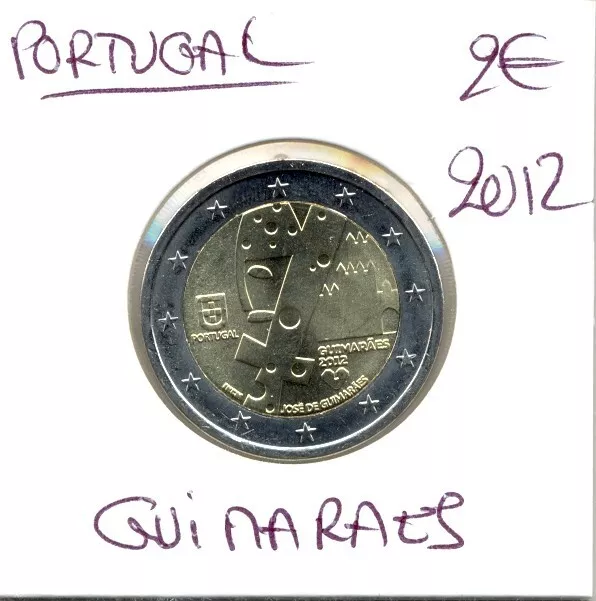 Portugal 2012 2 EURO commemorative Guimaraes SUP-