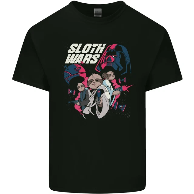 Sloth Wars Funny TV & Movie Parody Kids T-Shirt Childrens