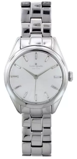 Kate Spade Seaport Silver Dial Stainless Steel Ladies Watch 1Yru0132 New