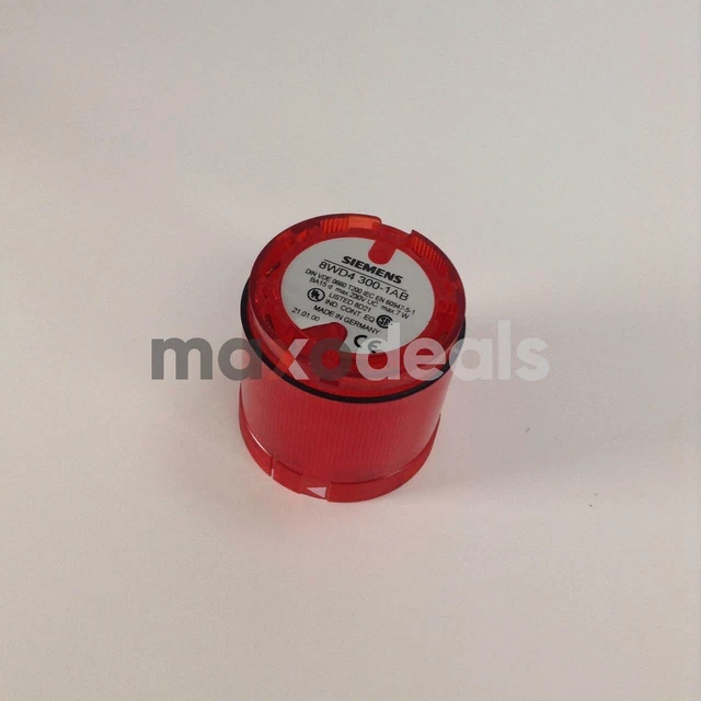 Siemens 8WD4300-1AB Sirenenelement Signalsäule siren Signal tower Red NEW NMP