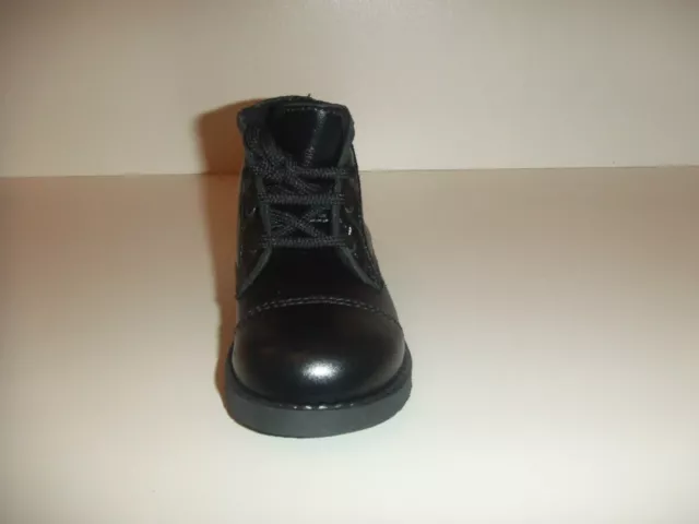 Melania Chaussures Montantes En Cuir Pour Garçon Pointure Eu23 Noir