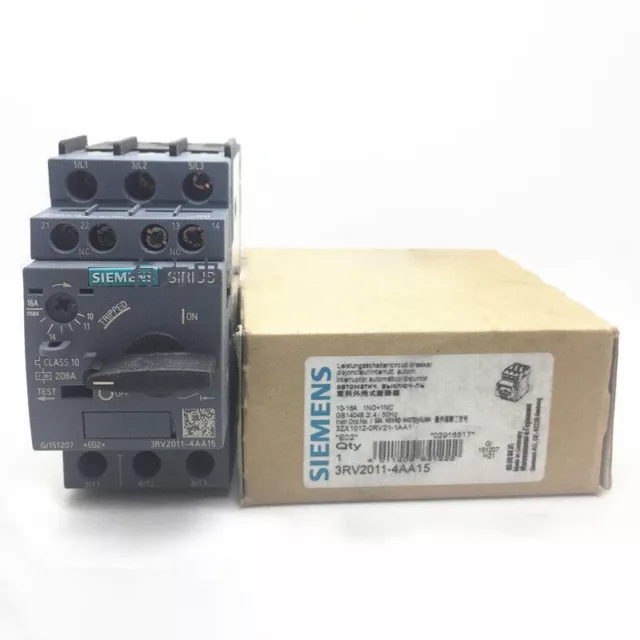 1PCS New 3RV2011-4AA15 For Siemens Circuit Breakers Motor