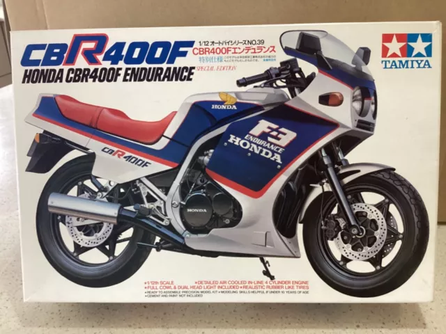 Tamiya 1/12 Honda CBR400F Endurance 1985 used kit # 14039