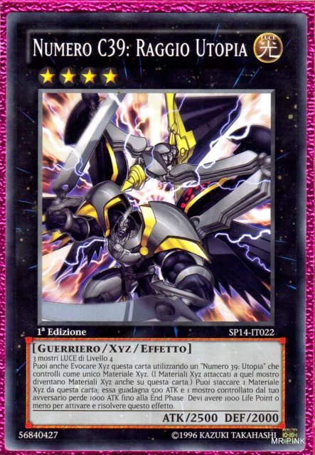 NUMERO C39 RAGGIO UTOPIA in Italiano SP14-IT022 comune YUGIOH NUMERO C39 RAGGIO UTOPIA in Italiano SP14-IT022 comune YUGIOH