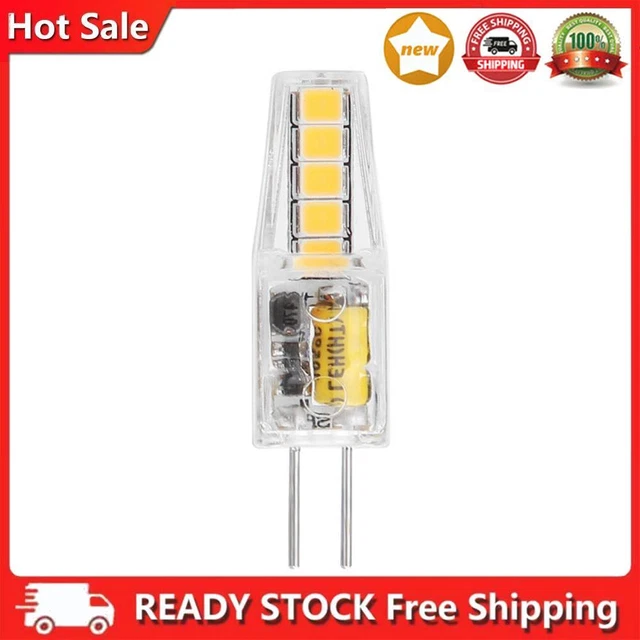 12V AC/DC G4 LED Lamp Bulb 2W SMD2835 10LED Chandelier Light Bulb (WW ...