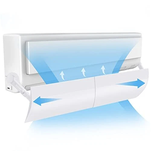 Deflettore Aria Condizionata Deflettore Parabrezza Centrale Per Condizionatore D'Aria Per Ufficio, Cappa Deflettore Anti Colpo Dritto, 40Cm/60Cm/80Cm/90Cm/100Cm/120Cm Di Lunghezza/90Cm/35.4 Pollici D - 2