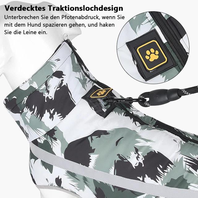 Wasserdicht Haustier Kleidung Weste Hund Hundejacke Wintermantel Regenmantel DHL