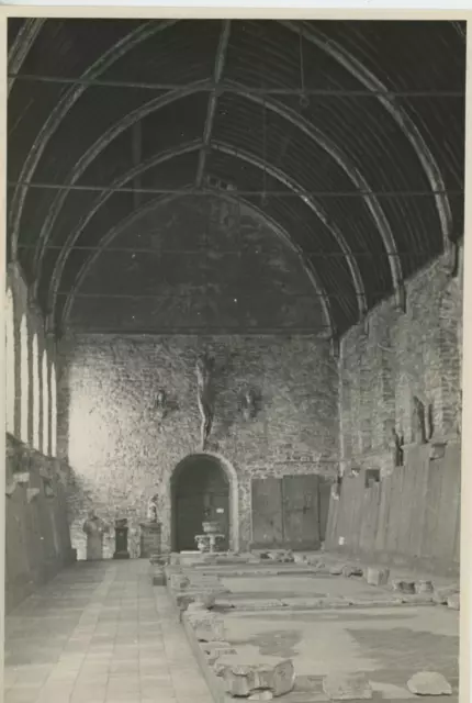 Belgique, Gand, Ruines de l&#039;Abbaye de St. Baron Vintage silver Print Tira