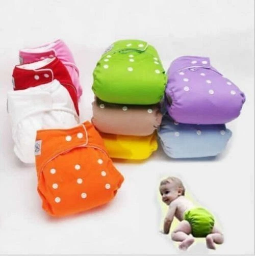 1pcs Reusable Baby Cloth Diaper Washable Adjustable Nappies INSERTS Lot Diapers