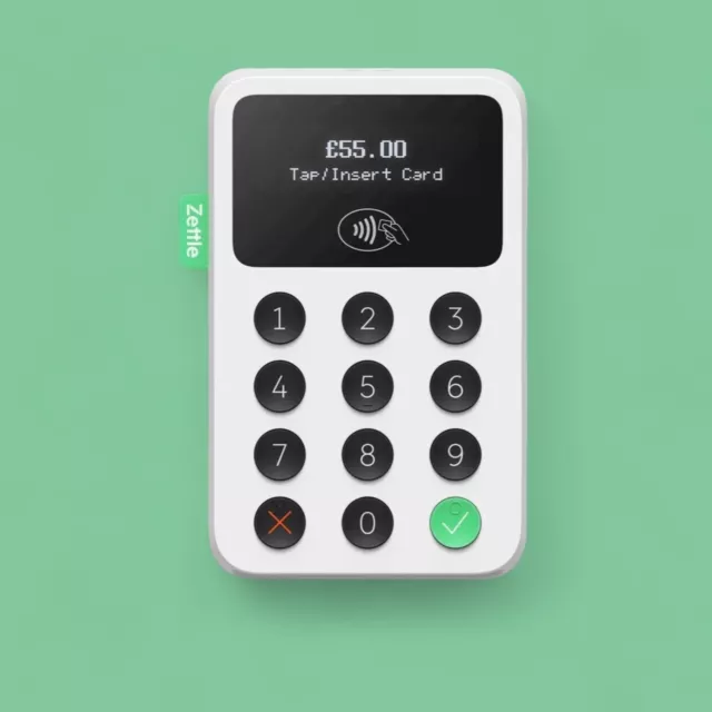 Zettle Card Reader 2 - White By Paypal - 🌟Free Bumper Case Included🌟