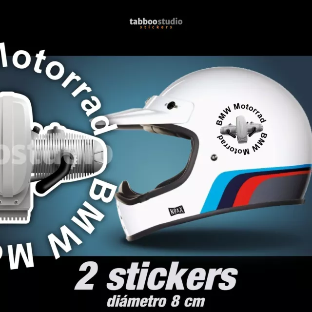 2 pegatinas logos BMW de diámetro 40 mm 3D