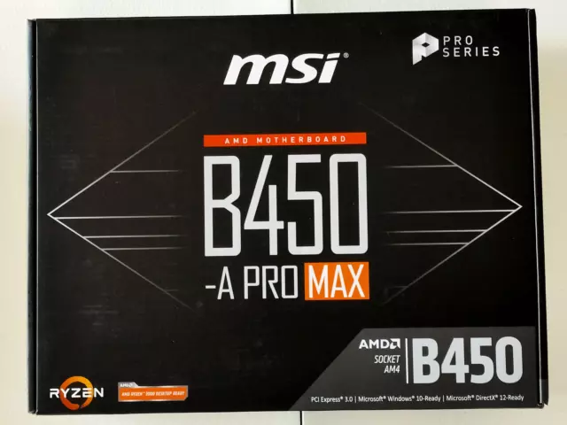 MSI B450-A PRO MAX motherboard