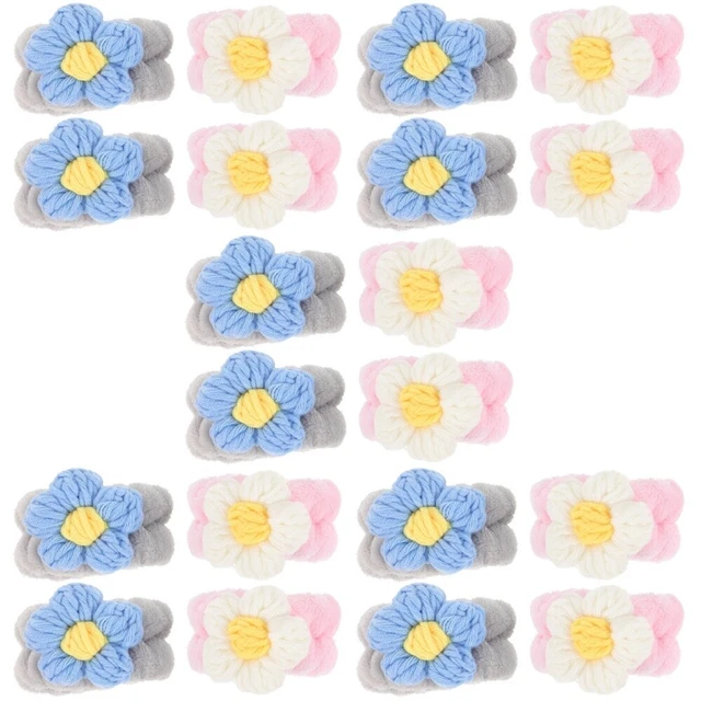 10 Paia Graziosi Bracciale Elastici Lavaggio Viso Pro Ragazza