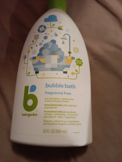 Babyganics Bubble Bath, Chamomile Verbena Tear Free  - 20 oz Each