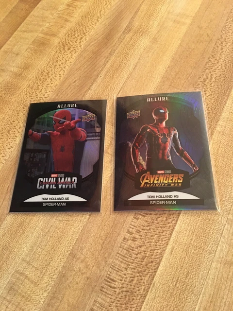 2022 Upper Deck Marvel Allure Tom Holland Spider-Man Storm Variant Cards /199