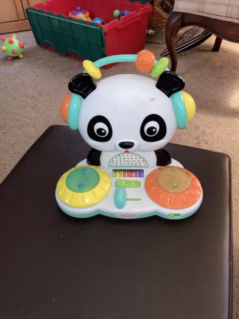 Infantino Spin & Slide DJ Panda Musical Light-up Toy Batteries Included