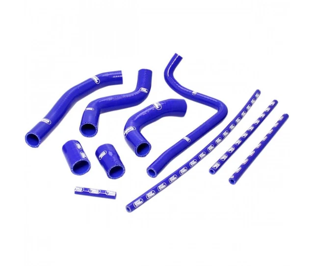 Kit Durites Radiateur Samco Bleu Pour Kawasaki ZXR750 H1 1988-1989 - Neuf