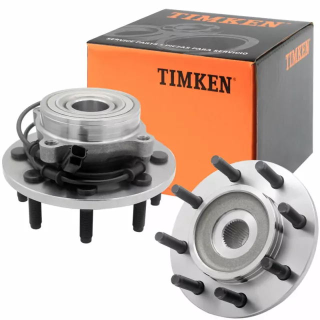 4WD Timken Front Wheel Bearing & Hub Assembly Pair For Dodge 03-05 Ram 2500 3500