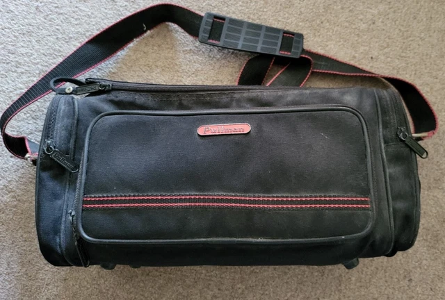 Pullman Padded Camera / Video   Black Bag Vintage Camera Camcorder Shoulder Bag