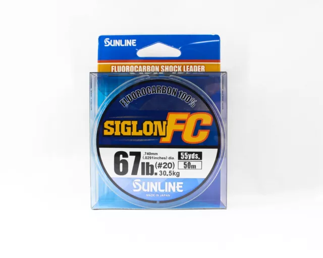 Sunline Fluorocarbon Leader Siglon FC 100% 50m 67lb Diameter 0.74mm (2057)