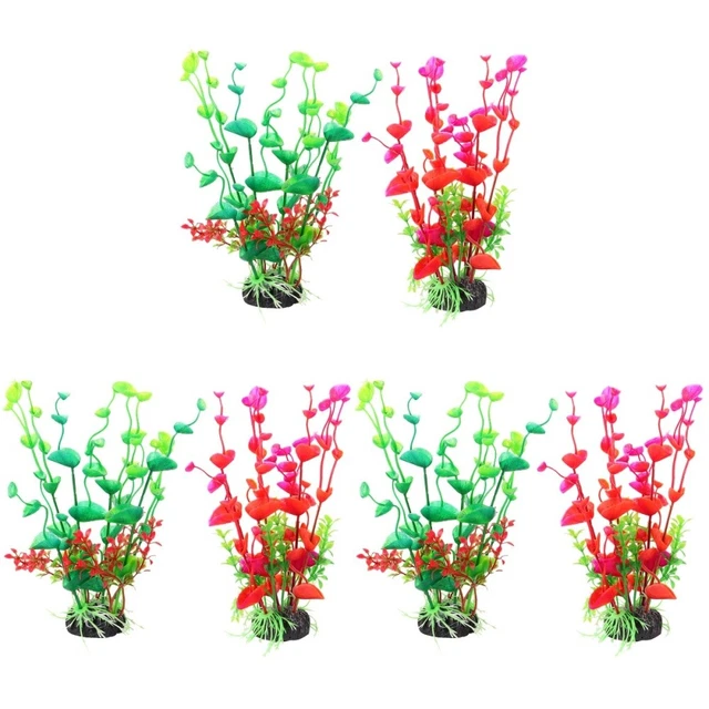 2 pz decorazione simulata di erba acquatica piante acquatiche per acquario