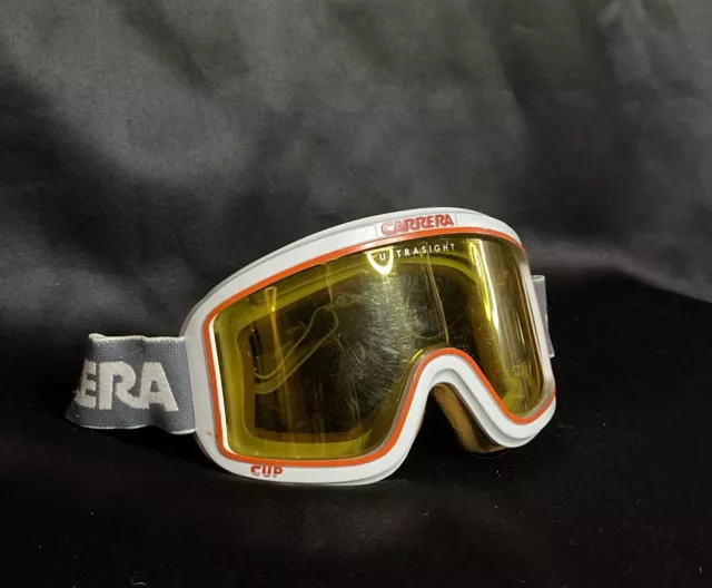 Vintage Carrera Cup 5046 Ultrasight Polarized Ski Goggles 80's Austria RARE