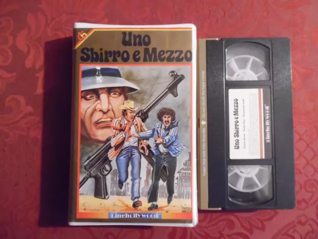 Uno Sbirro e Mezzo (Giovanni Elsner, Emilio Roy) - VHS ed. Cinehollywood rara