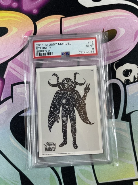 2011 Stussy x Marvel #12 Series 2 -Eternity   PSA 9