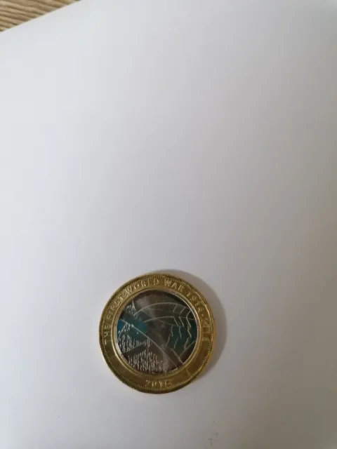 Circulated The First World War - Two  Pound Coin - 2016