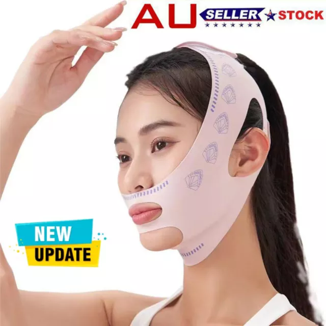 FACE SLIMMING BANDAGE Reusable Face Slimming Bandage V Line Face Shaper New  X1 $ $9.36 - PicClick AU